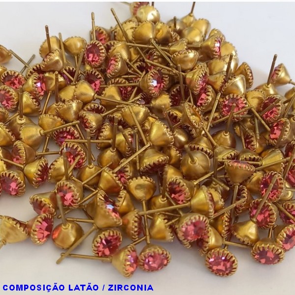 ACESSORIO(BRINCO NO BRUTO PRONTO PARA O BANHO - (CX82) BRINCO DE PINO - TAMANHO  7MM - PESO TOTAL 0,5GR - BRU0001130