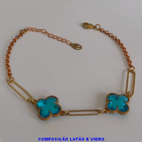 PULSEIRA NO BRUTO PRONTO PARA O BANHO -  PULSEIRA FEMININA CORRENTE ELLO PORTUGUÊS VAN CLEEF  13MM  - TAMANHO 18CM - PESO 4.7GR  E FECHO LAGOSTA + EXTENSOR - BRU6338B
