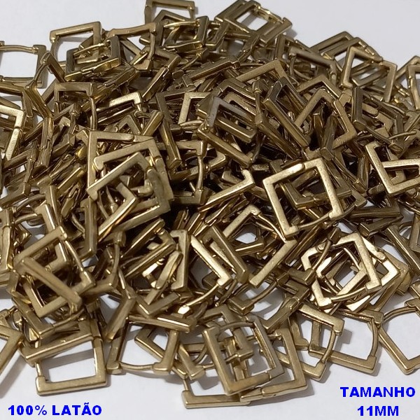 BRINCO BRUTO PRONTO PARA O BANHO(CX88) BASE ARGOLINHA DE  PRESÃO (TRANQUETA)QUADRADO - TAMANHO 11MM -  PESO 1.0GR -  - BRU5914