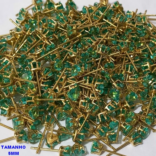 ACESSORIO(BRINCO NO BRUTO PRONTO PARA O BANHO(CX82)(redondo) -BRINCO DE PINO - CORAÇÃO TAMANHO 5MM - PESO TOTAL 0,5GR - BRU0001170