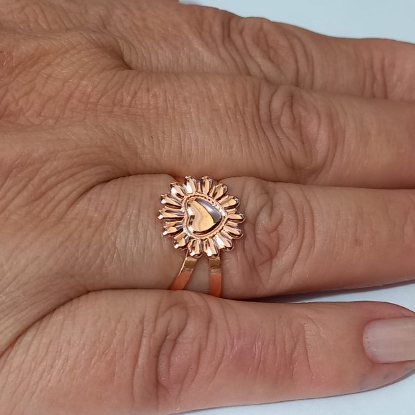 ANEL NO BRUTO PRONTO PARA O BANHO - ANEL AJUSTAVEL(REGULAVEL)COMPOSIÇÃO 100% LATÃO - PESO 1,7GR - ANEL000229