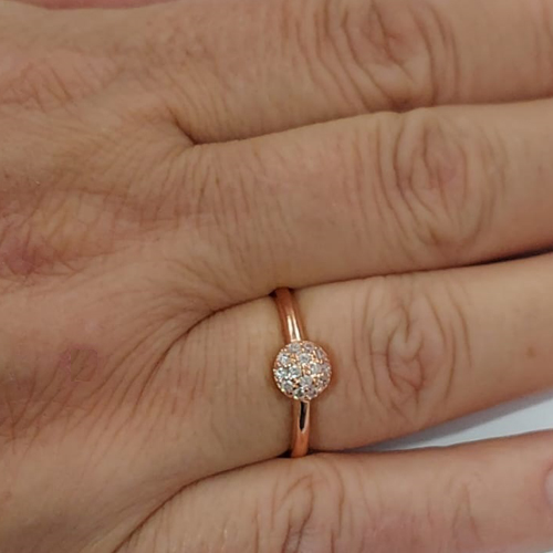 ANEL NO BRUTO PRONTO PARA O BANHO - COMPOSIÇÃO LATÃO COM MICRO ZIRCÔNIA - PESO MÉDIO 1,5GR - ANEL000241