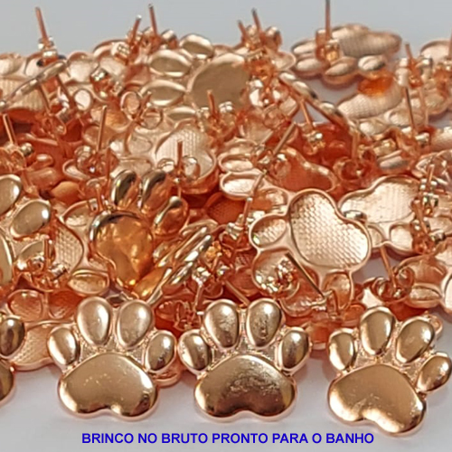 BRINCO NO BRUTO PRONTO PARA O BANHO (CX39) (2525) - PESO TOTAL 2,5GR - (VENDIDO POR PAR)  MODELO SAGRADO CORAÇÃO (ROB)  - TAMANHO 16MM BRU0001325