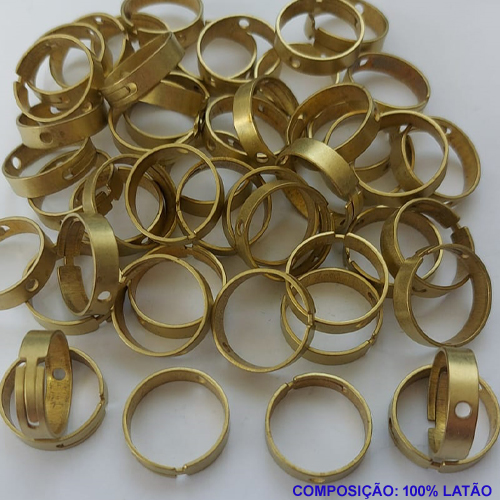 ACESSÓRIO BRUTO PRONTO PARA BANHO(CX133) -  BASE PARA ANEL AJUSTÁVEL PARA SOLDA - (PEÇA VENDIDA POR UNIDADE) - PESO 1,8GR - TAMANHO 5X20MM - BRU0001374