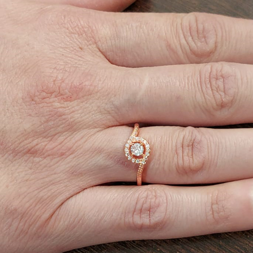 ANEL NO BRUTO PRONTO PARA O BANHO - COMPOSIÇÃO LATÃO COM MICRO ZIRCÔNIA - PESO MÉDIO 1,9GR - ANEL000265