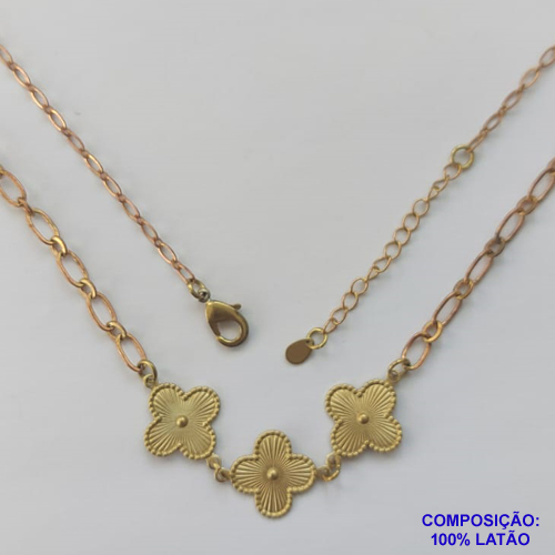 SHOCKER NO BRUTO PRONTO PARA O BANHO - SHOCKER TIPO VAN CLEEF 15MM COM CORRENTE 2X1 DE 40CM + EXTENSOR - PESO: 4.8GR - BRU9322