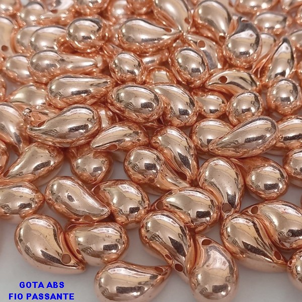 PINGENTE NO BRUTO PRONTO PARA O BANHO (CX10) (MATERIAL ABS COM FURRO PASANTE)VENDIDO POR UNIDADE - PESO 0,6GR -  TAMANHO 15X8MM - BRU000A335
