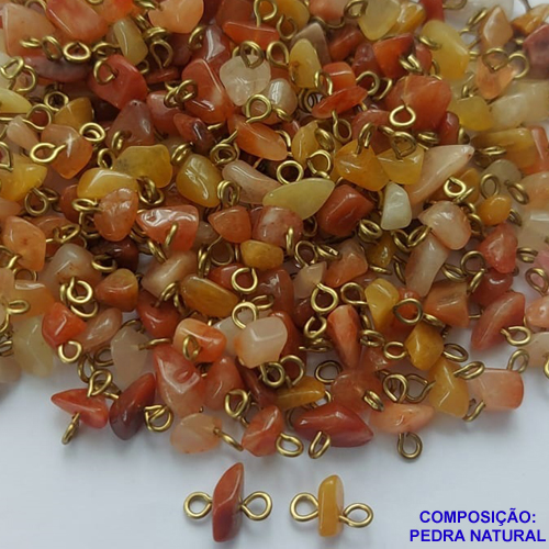 ACESSORIO NO BRUTO PRONTO PARA O BANHO - PEDRA NATURAL CASCALHO MARROM CASTROADO - TAMANHO MÉDIO 7MM - PESO MÉDIO 0,3GR (VENDIDA POR UNIDADE) BRU0001732