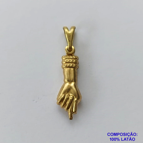 PINGENTE NO BRUTO PRONTO PARA O BANHO - PINGENTE FIGA 20MM (E1905) - COMPOSIÇÃO: 100% LATÃO - PESO TOTAL: 0,5GR - BRU10172