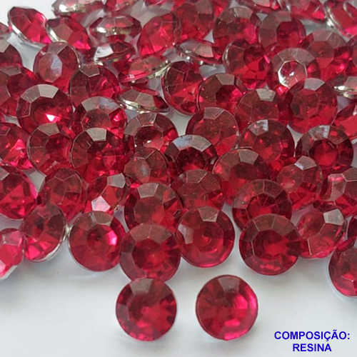 ACESSÓRIO NO BRUTO PRONTO PARA O BANHO (CX10) - DIAMANTE ROSA EM RESINA - TAMANHO 10X10MM - PESO 0,3GR - (PEÇA VENDIDA POR UNIDADE) BRU0001808