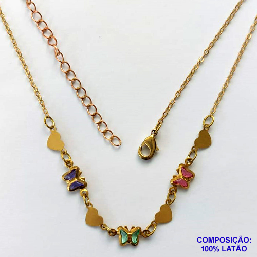 SHOCKER NO BRUTO PRONTO PARA BANHO(CX66) - SHOCKER COM CORAÇÕES E BORBOLETAS COLORIDAS - TAMANHO 35CM + EXTENSOR - PESO: 2,1GR BRU10259