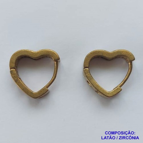 BRINCO NO BRUTO PRONTO BANHO (CX06) - BRINCO COM DUAS FILEIRAS DE MICRO ZIRCÔNIAS CRISTAIS - ARGOLINHA DE PRESSÃO (TRANQUETA) TAMANHO 14MM - LARGURA: 4.0MM - PESO TOTAL 3.1 BRU10713