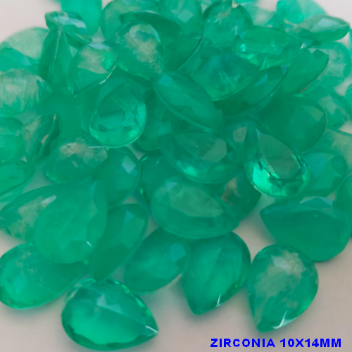 ACESSÓRIO NO BRUTO PRONTO PARA O BANHO - "ZIRCONIA 10X14MM "  -  BRU0002006