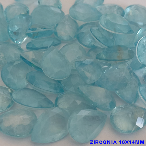 ACESSÓRIO NO BRUTO PRONTO PARA O BANHO - "ZIRCONIA 10X14MM "  -  BRU0002007