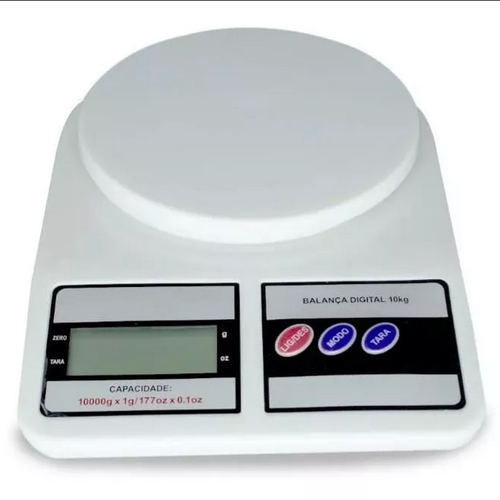 BALANÇA DIGITAL  COR BRANCA l SF-400 PESA ATE 10KG