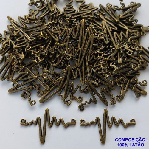 CONECTOR NO BRUTO PRONTO PARA O BANHO (CX33) - PINGENTE FREQUÊNCIA CARDÍACA COM DUAS ARGOLINHAS - TAMANHO 22X35MM - COMPOSIÇÃO: 100% LATÃO - PESO 1,4GR BRU0002141
