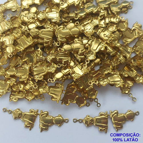 ACESSÓRIO NO BRUTO PRONTO PARA O BANHO (CX18) - CACHORRO DUPLO 16MM (1547) - PESO 1GR - BRU0002179