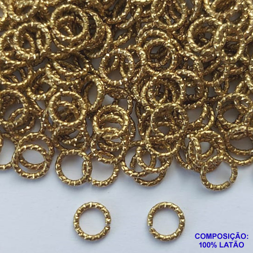 ACESSÓRIO NO BRUTO PRONTO PARA O BANHO - ARGOLINHA PARA MONTAGENS - TAMANHO 6MM - PESO: 0,2GR (VENDIDA POR UNIDADE) - BRU0002269