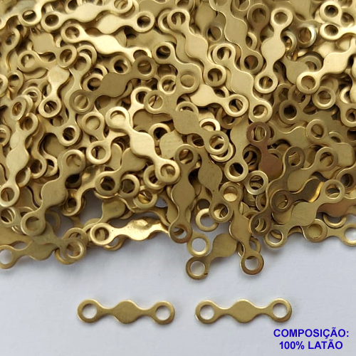 ACESSÓRIO NO BRUTO PRONTO PARA O BANHO - (E2645) EXTENSOR COM DUAS ARGOLAS 12MM - PESO TOTAL 0,1GR - COMPOSIÇÃO: 100% LATÃO - BRU0002453