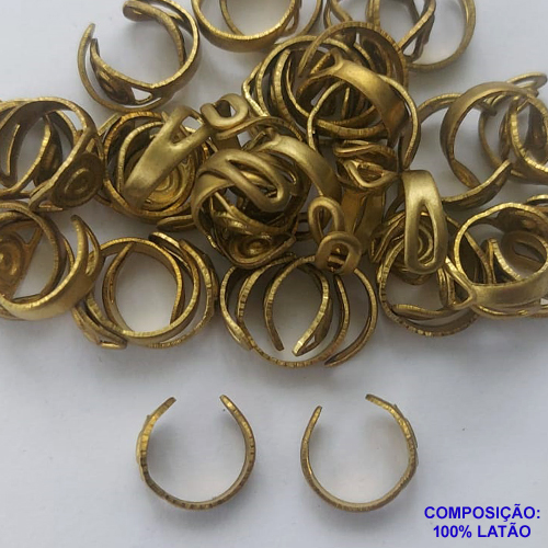 BRINCO NO BRUTO PARA BANHO(CX65) - (3.2965) EAR CUFF OLHO GREGO - TAMANHO 6X11MM (VENDIDO POR UNIDADE) - PESO 0,9GR - BRU13431