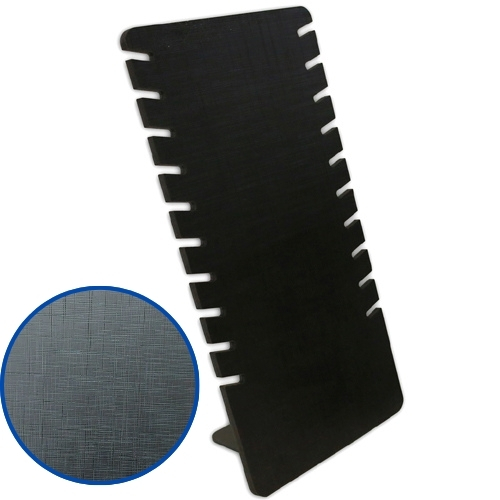 EXPOSITOR PARA CORRENTE E GARGANTILHAS EM MADEIRA MDF PARA ATÉ 7 CORRENTES - (MD2-M) TAMANHO: 9,5x17x28CM- BRU0002702