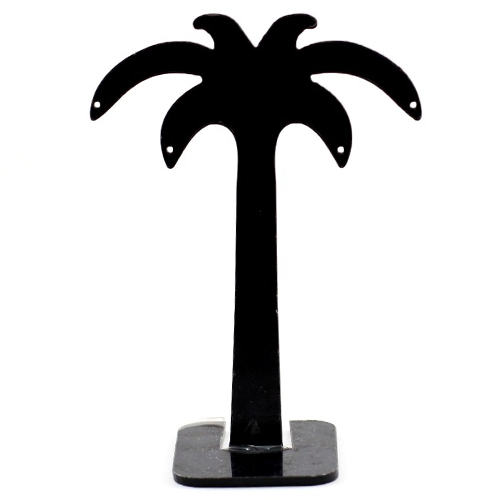 EXPOSITOR PARA BRINCOS MODELO COQUEIRO EM ACRÍLICO - (B2-M) TAMANHO: 10x5x10CM - BRU0002703