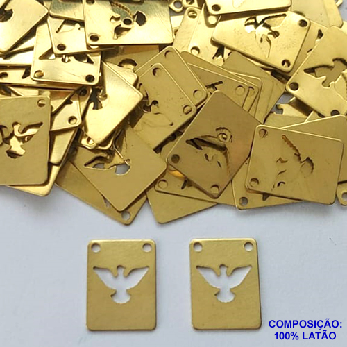 ACESSÓRIO NO BRUTO PRONTO PARA O BANHO (CX81) - (3.2954F2) ESCAPULÁRIO ESPÍRITO SANTO VAZADO 12X16MM - COMPOSIÇÃO: 100% LATÃO - PESO 0,6GR - (VENDIDO POR UNIDADE) BRU0002768
