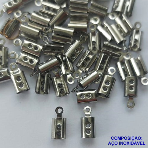 ACESSÓRIO EM AÇO INOXIDÁVEL(CX80) - TERMINAL 2X9MM - COMPOSIÇÃO 100% AÇO INOXIDÁVEL (VENDIDO POR UNIDADE) - AÇO1365