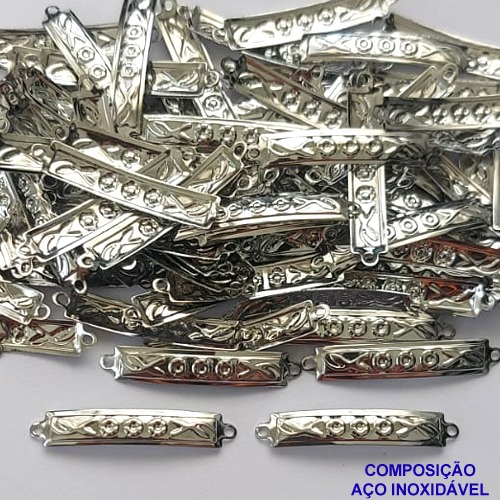 ACESSÓRIOS EM AÇO INOXIDÁVEL(CX85) - PLAQUINHA DESENHADA 4X25MM - AÇO1415