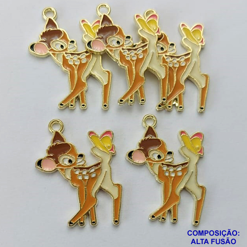 ACESSÓRIO NO BRUTO PRONTO PARA O BANHO(CX88) - PINGENTE PERSONAGEM DESENHO 23X27MM - COMPOSIÇÃO: ALTA FUSÃO - PESO TOTAL 1,6GR - BRU0002847