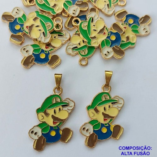 PINGENTE NO BRUTO PRONTO PARA O BANHO (CX100) PINGENTE DESENHO ANIMADO ESMALTADO PESO TOTAL 2.2GR - TAMANHO 25MM - BRU13932