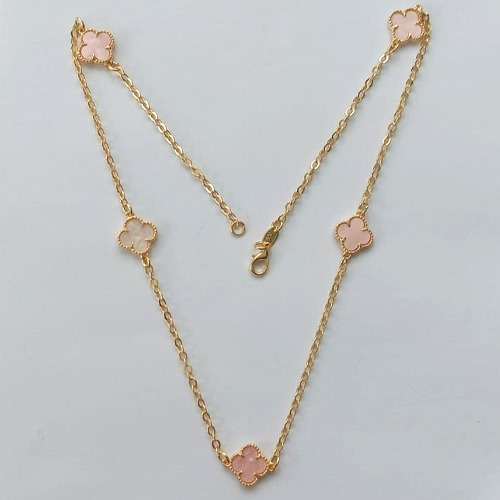 SHOCKER FOLHEADO A OURO - BANHADO COM 5 MILÉSIMOS + VERNIZ DIAMOND - SHOCKER 45CM VAN CLEEF ROSA 10MM - OURO274