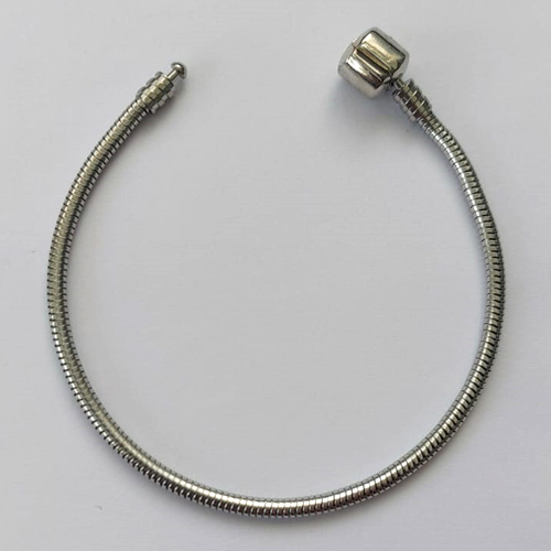 PULSEIRA TIPO PANDORA EM AÇO INOXIDÁVEL(CX42) - TAMANHO 20CM - COMPOSIÇÃO: 100% AÇO INOXIDÁVEL -  AÇO1101
