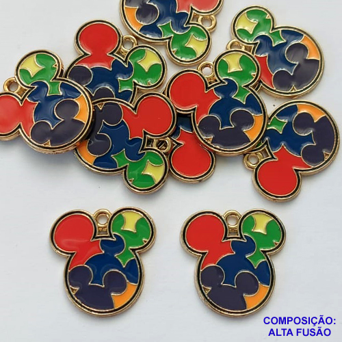 ACESSÓRIO NO BRUTO PRONTO PARA O BANHO - (CX.129)  PINGENTE PERSONAGEM DESENHO 19MM - COMPOSIÇÃO: ALTA FUSÃO - PESO TOTAL 3,3GR - BRU0003025