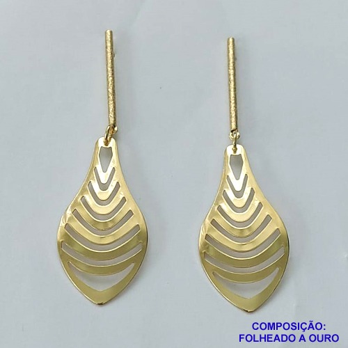 BRINCO FOLHEADO A OURO - BANHADO COM 5 MILÉSIMOS + VERNIZ DIAMOND - BRINCO DE PINO BASE LISA COM PEDRA DE PORCELANA 9MM - OURO339