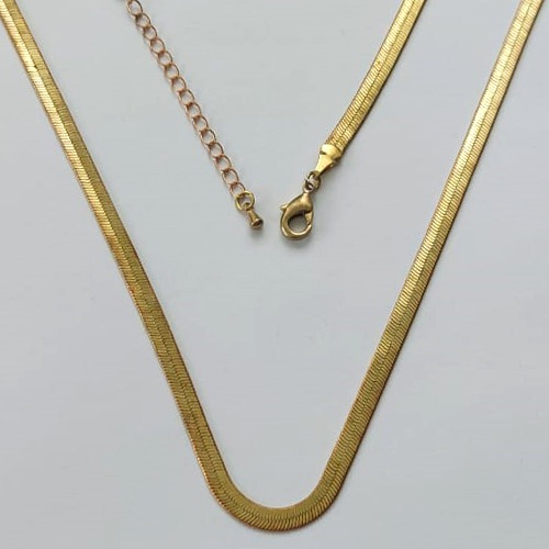 SHOCKER NO BRUTO PRONTO PARA O BANHO(CX66) - CORRENTE LACRAIA  - TAMANHO 40CM + EXTENSOR - PESO: 8,1GR - BRU15568