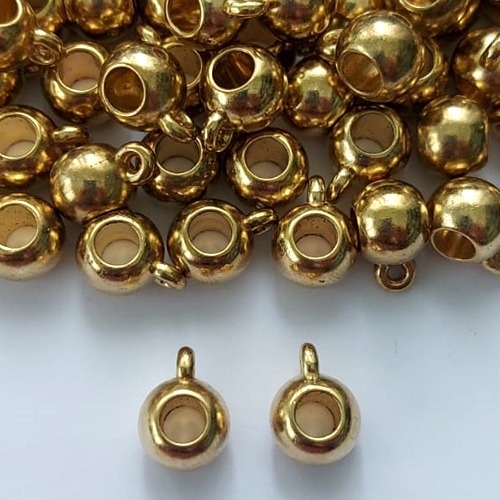 ACESSÓRIO NO BRUTO PRONTO PARA O BANHO - (ABS) ( POTE)  ACESSÓRIO PARA MONTAGEM DE BERLOQUE (SIMILAR A PANDORA) - PESO 0,4GR - VENDIDO POR UNIDADE - BRU0003147