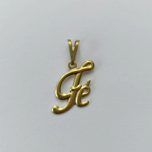 PINGENTE NO BRUTO PRONTO PARA O BANHO - (E2526) PINGENTE FÉ 13MM - PESO: 0,5GR - COMPOSIÇÃO: 100% LATÃO - BRU15603