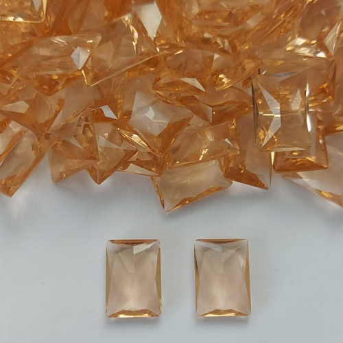 ACESSÓRIO NO BRUTO PRONTO PARA BANHO (POTE) - ZIRCÔNIA MARROM 10X14MM - PESO: 0,8GR - (VALOR UNITÁRIO) - BRU0003174