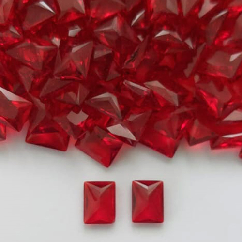 ACESSÓRIO NO BRUTO PRONTO PARA BANHO (POTE) - ZIRCÔNIA VERMELHA 6X8MM - PESO: 0,4GR - (VALOR UNITÁRIO) - BRU0003184