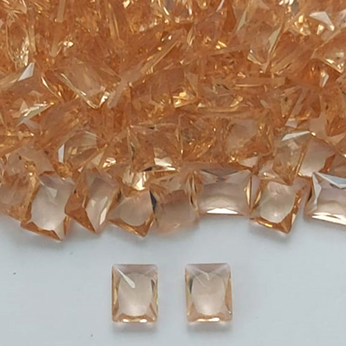 ACESSÓRIO NO BRUTO PRONTO PARA BANHO (POTE) - ZIRCÔNIA MARROM 6X8MM - PESO: 0,4GR - (VALOR UNITÁRIO) - BRU0003186