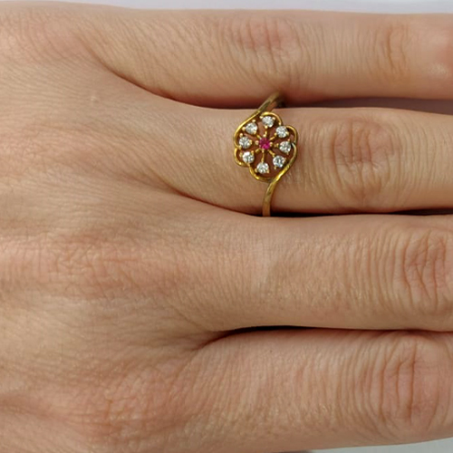 ANEL NO BRUTO PRONTO PARA O BANHO - (CX.111)  (AX002685 C503) ANEL CRAVEJADO EM MICROS ZIRCÔNIAS - PESO MÉDIO 2GR - COMPOSIÇÃO: LATÃO / ZIRCÔNIA - ANEL000494