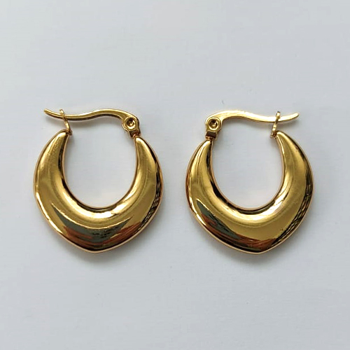 BRINCO EM AÇO INOXIDÁVEL - BRINCO ARGOLA DOURADA 22MM -(CX.137) COMPOSIÇÃO: AÇO INOXIDÁVEL - AÇO2144