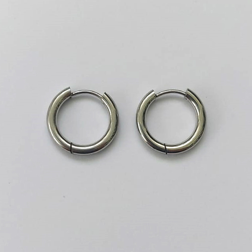 BRINCO EM AÇO INOXIDÁVEL - (CX.137) BRINCO ARGOLA 16MM - COMPOSIÇÃO: AÇO INOXIDÁVEL - AÇO2151