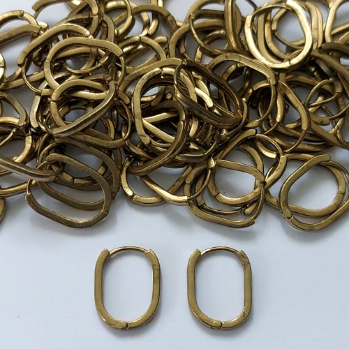 BRINCO NO BRUTO PRONTO PARA O BANHO(CX138) - BRINCO ARGOLINHA DE PRESSÃO (TRANQUETA) - TAMANHO: 2X16MM - PESO TOTAL 1GR - BRU16044