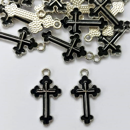 ACESSÓRIO PINGENTE CRUCIFIXO 14X25MM - COMPOSIÇÃO: METAL - BIJU00021