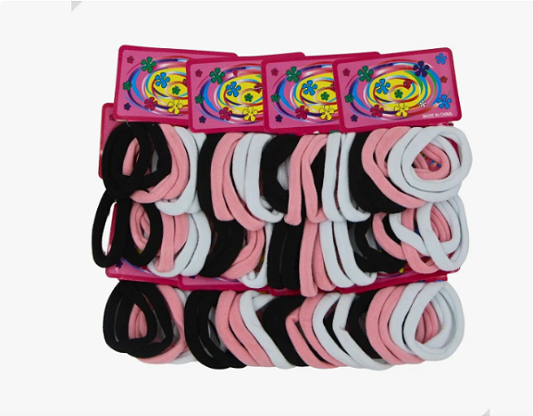 ELASTICO RABICO Xuxinha Tipo Meia Para Cabelo PACOTE COM 72 UNIDADE BIJU00034