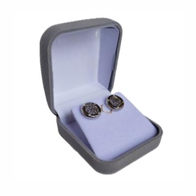 ESTOJO VELUDO COLORIDO TAMANHO 5X5X3CM PARA BRINCO LOJA00030