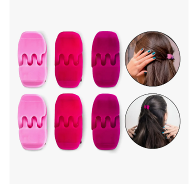 PIRANHA PRESILIA PEQUENA Cabelos Tridente Tons Rosa Mini Presilhas de Cabelo Rosinha Delicadas VENDIDA POR UNIDADE BIJU00035