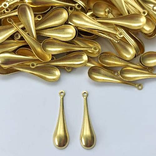 ACESSÓRIO NO BRUTO PRONTO PARA O BANHO - (E2175) (CX.36) GOTA 23MM - COMPOSIÇÃO: 100% LATÃO - PESO TOTAL 0,3GR - BRU0003246